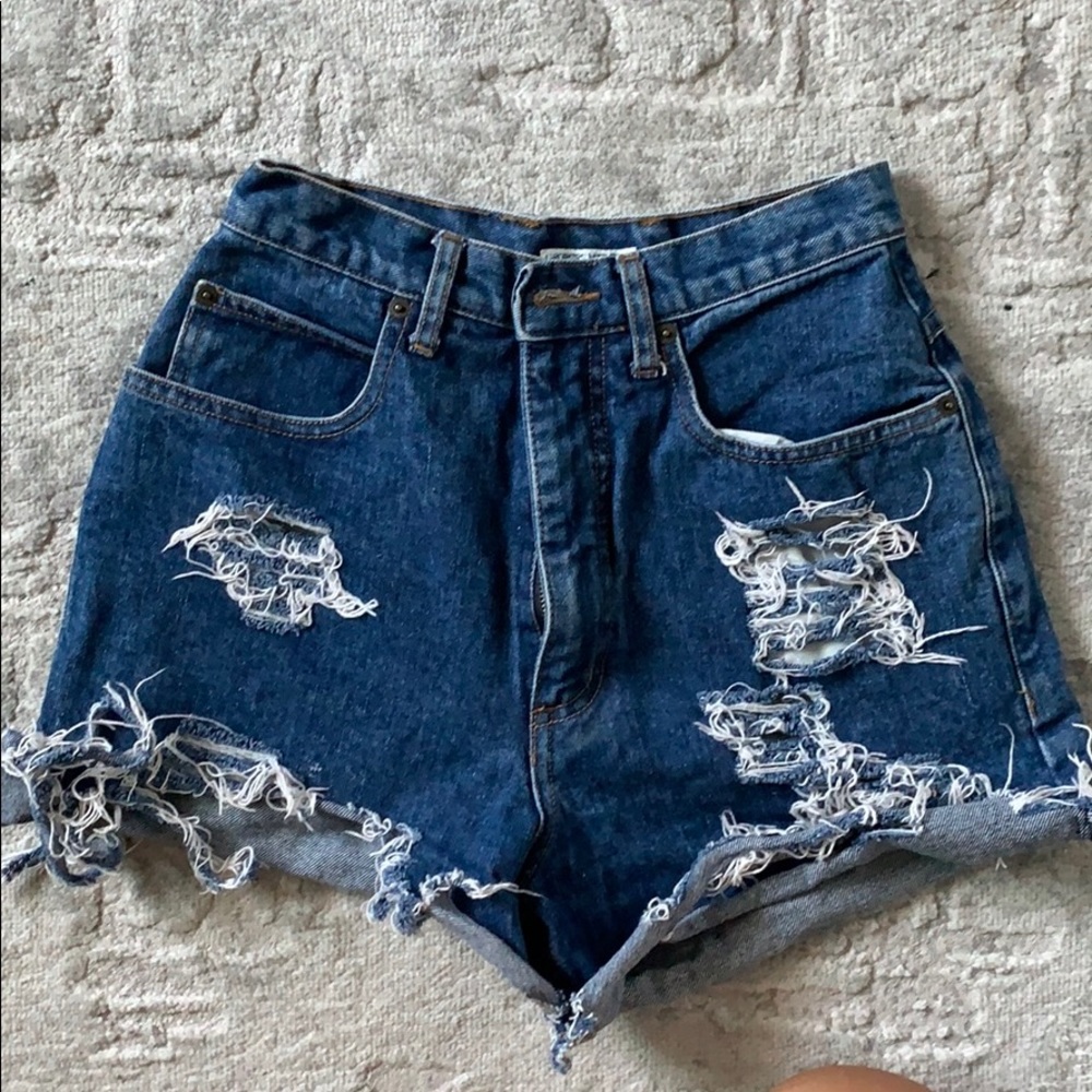 High waisted shorts